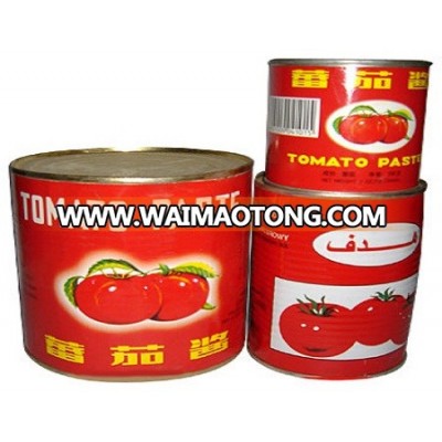 Canned Tomato Paste Good Sell Canned food 70g,200g, 400g